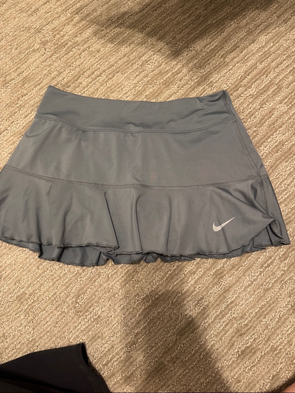 Nike Slate Gray Ruffle Tennis Skirt